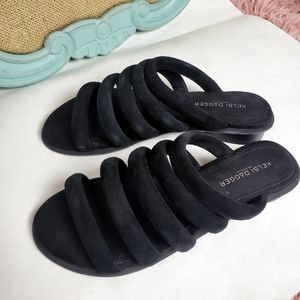 2/$15 Kelsi Dagger anthro black strays flats 8